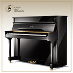 Das Essex Klavier im schwarzen Design passt auch in Ihr Zuhause.