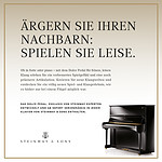 Klavier Flügel Steinway – Das Klavier bietet Ihnen mit seinem Dolce Pedal die Chance ganz neue Klangwelten zu entdecken. Ganz so wie bei einem Flügel.