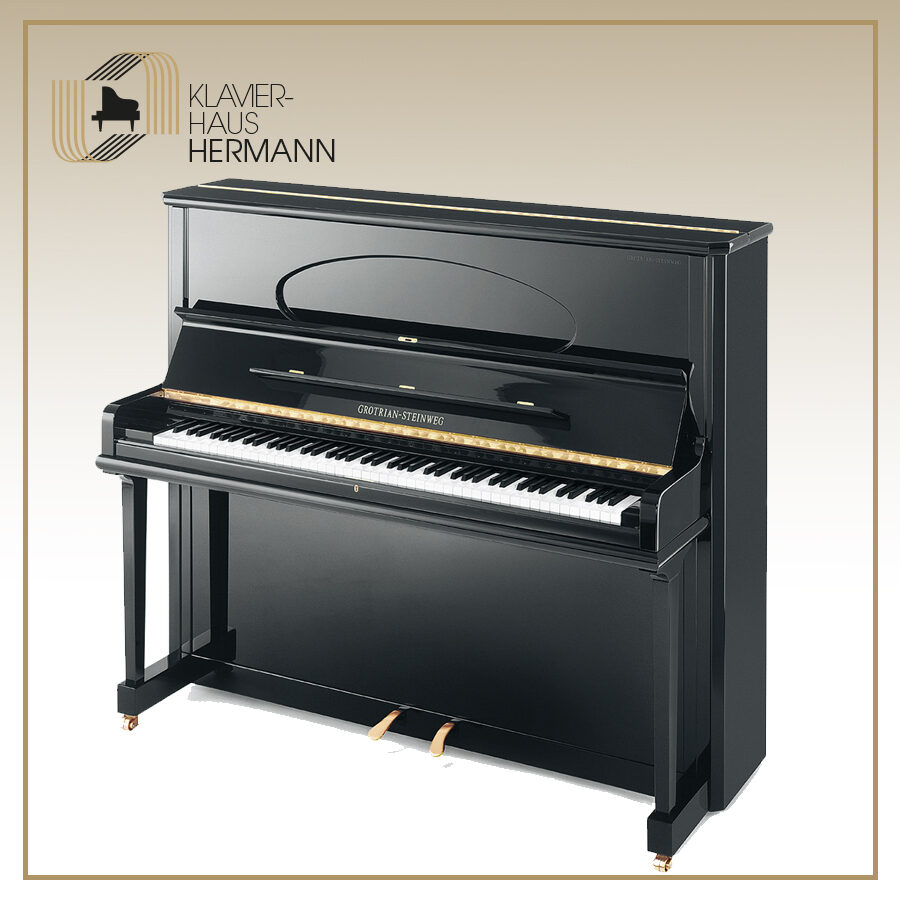 Das Design von dem Piano ist klassisch und modern.